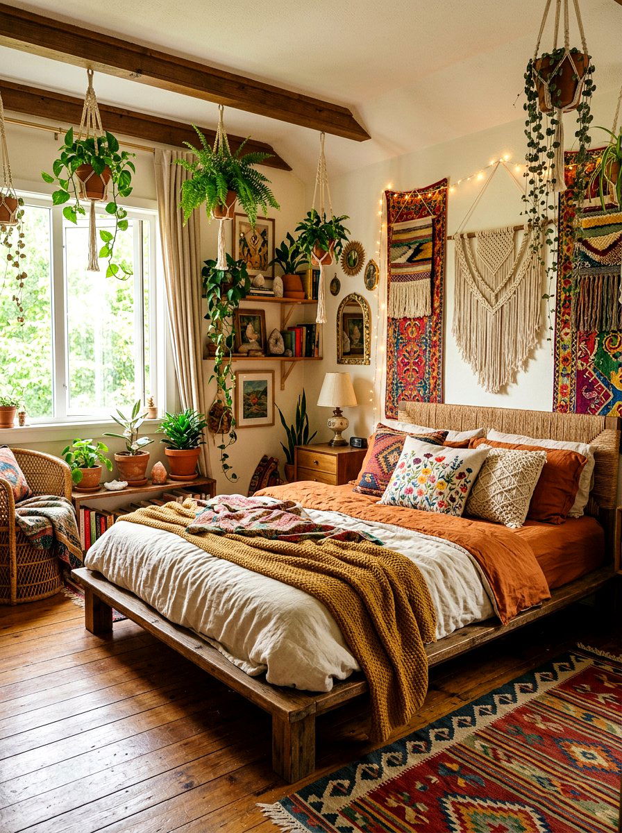 Wildflower Field Print Pillow - 25 Spring Patterned Pillow Ideas