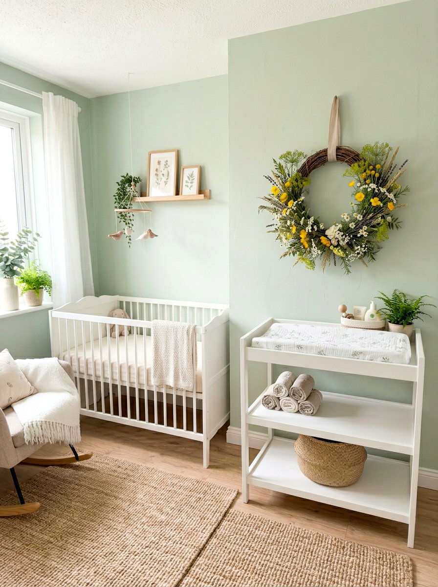 Wildflower Herb Wreath - 25 Spring Herb Wreath Ideas