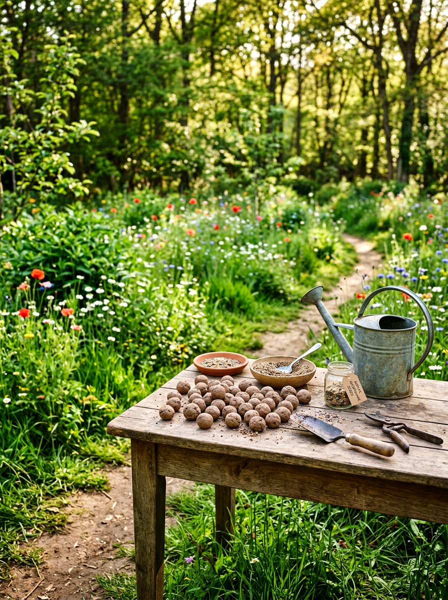 Wildflower Seed Ball - 25 Spring Seed Bomb Ideas