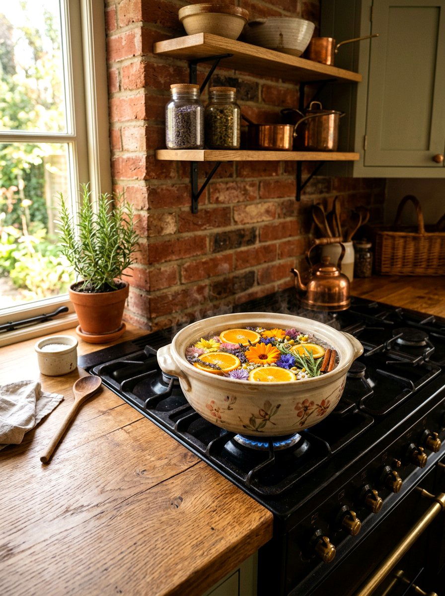 Wildflower Simmer Pots - 25 Spring Home Fragrance Ideas