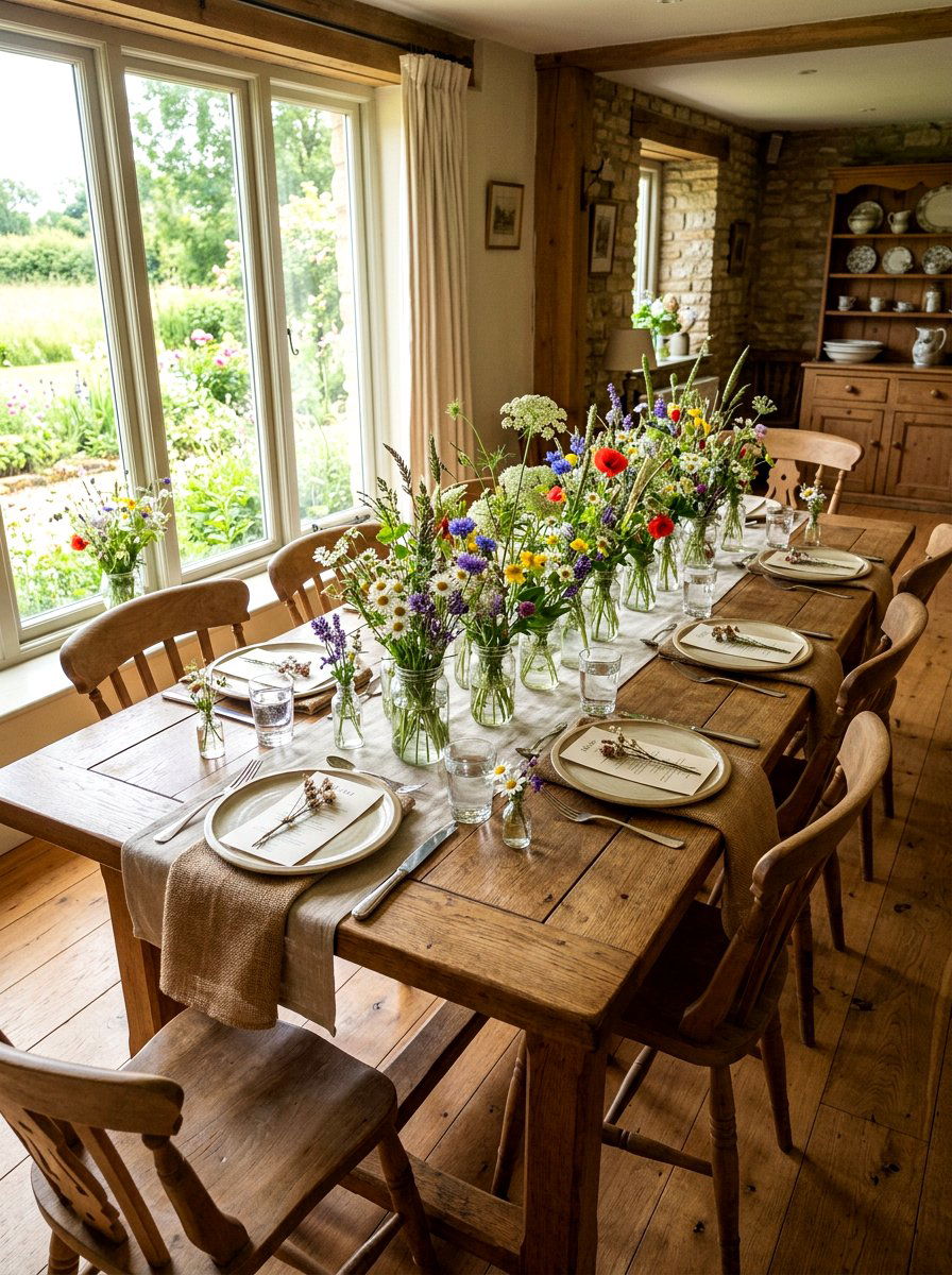Wildflower Table - 25 Spring Table Setting Ideas