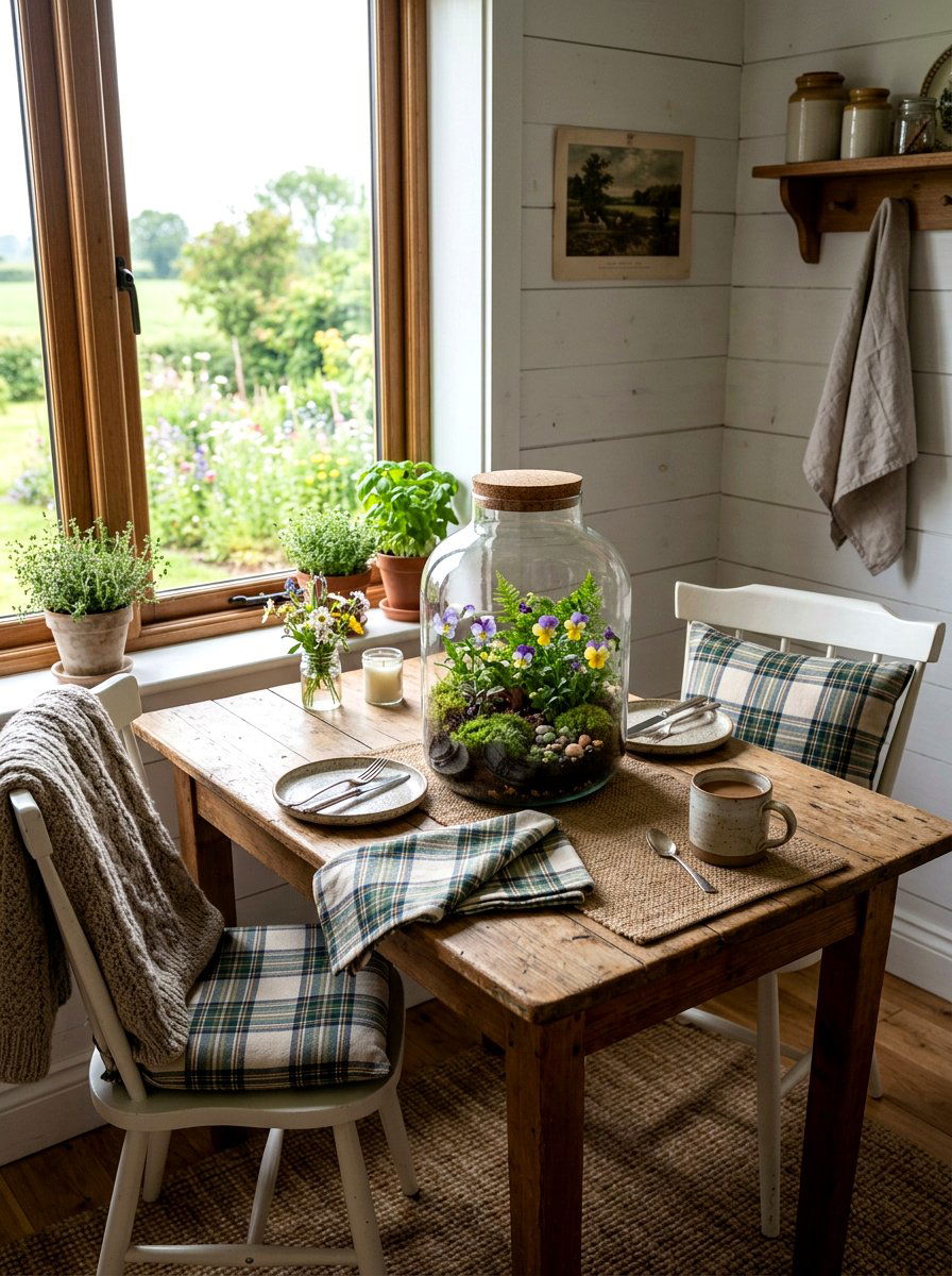 Wildflower Terrarium - 25 Spring Terrarium Decor Ideas