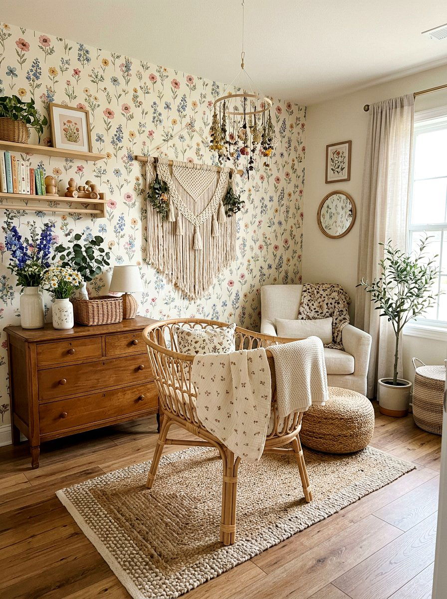 Wildflower Wallpaper Nursery - 25 Spring Wallpaper Ideas