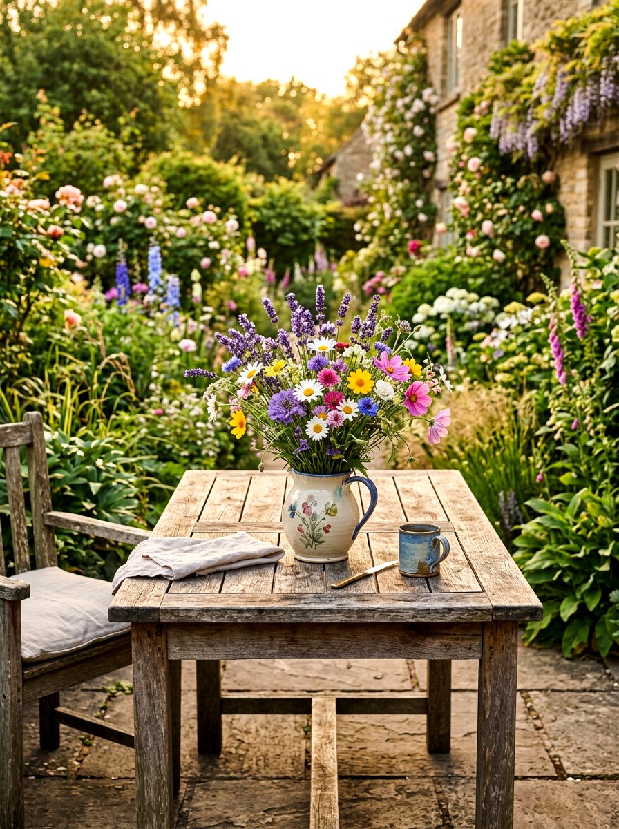Wildflower and Lavender Bunch - 25 Spring Mixed Bouquet Ideas