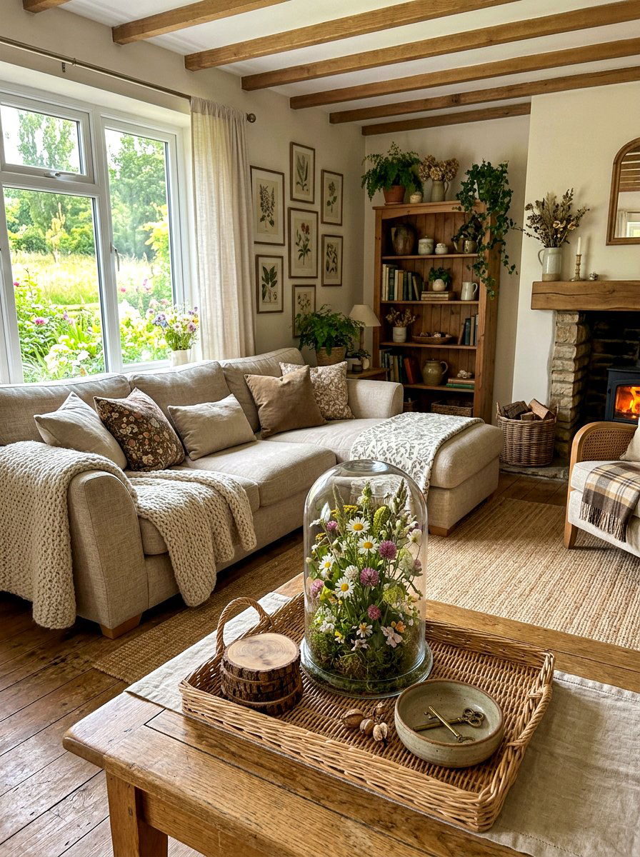 Wildflower bell jar - 25 Spring Bell Jar Decor Ideas