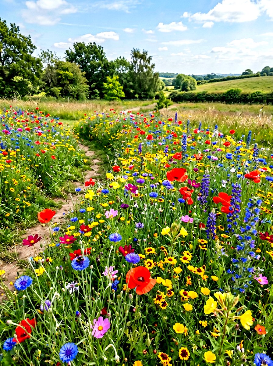 Wildflower garden patch - 25 Garden Spring Decor Ideas
