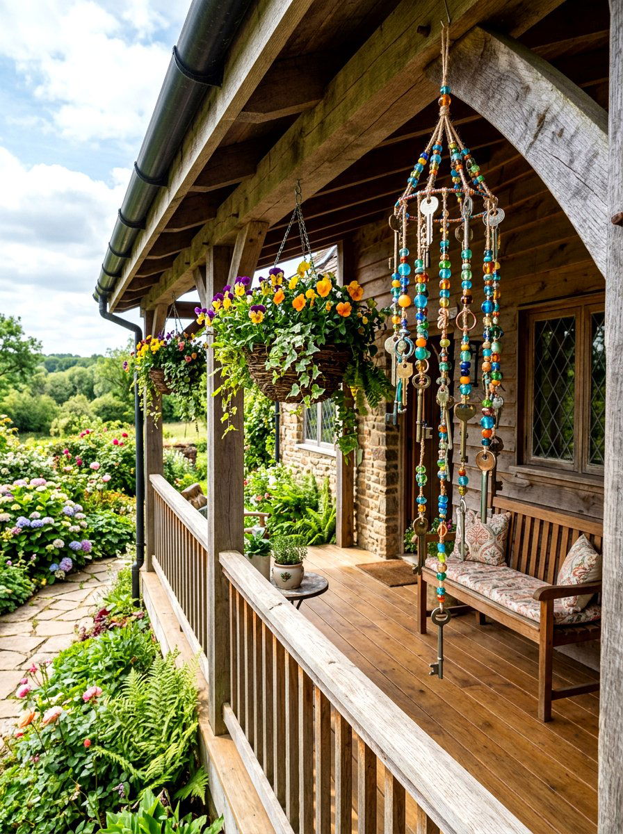 Wind chime project - 25 Spring Craft Ideas for Kids