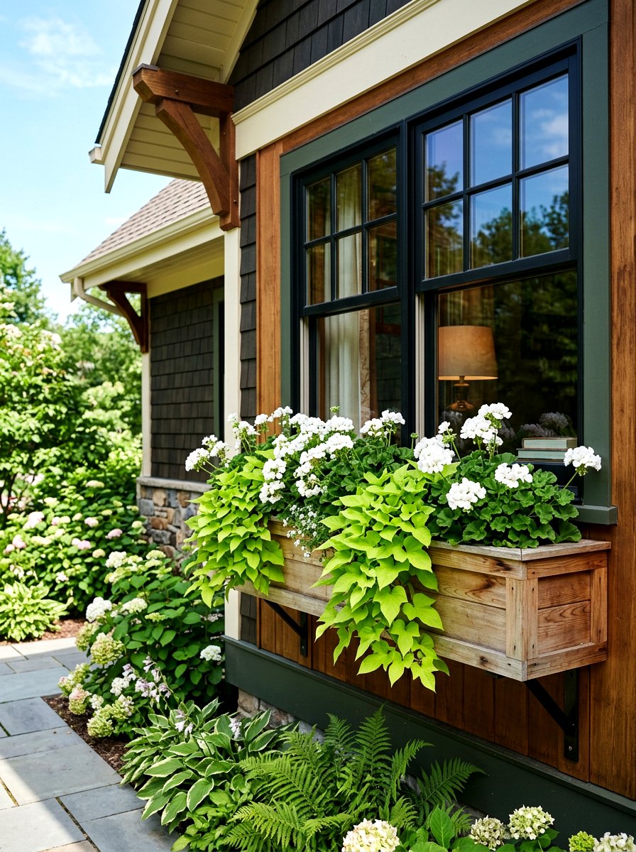 Window Box Planter - 25 Spring DIY Porch Decor Ideas