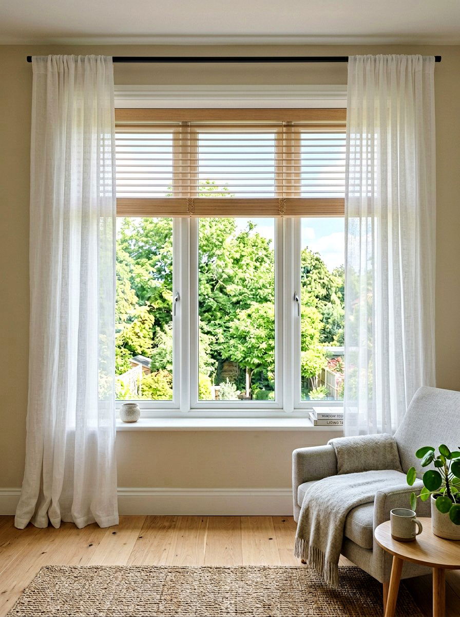 Window Treatment Update - 25 Spring Cleaning Decor Ideas