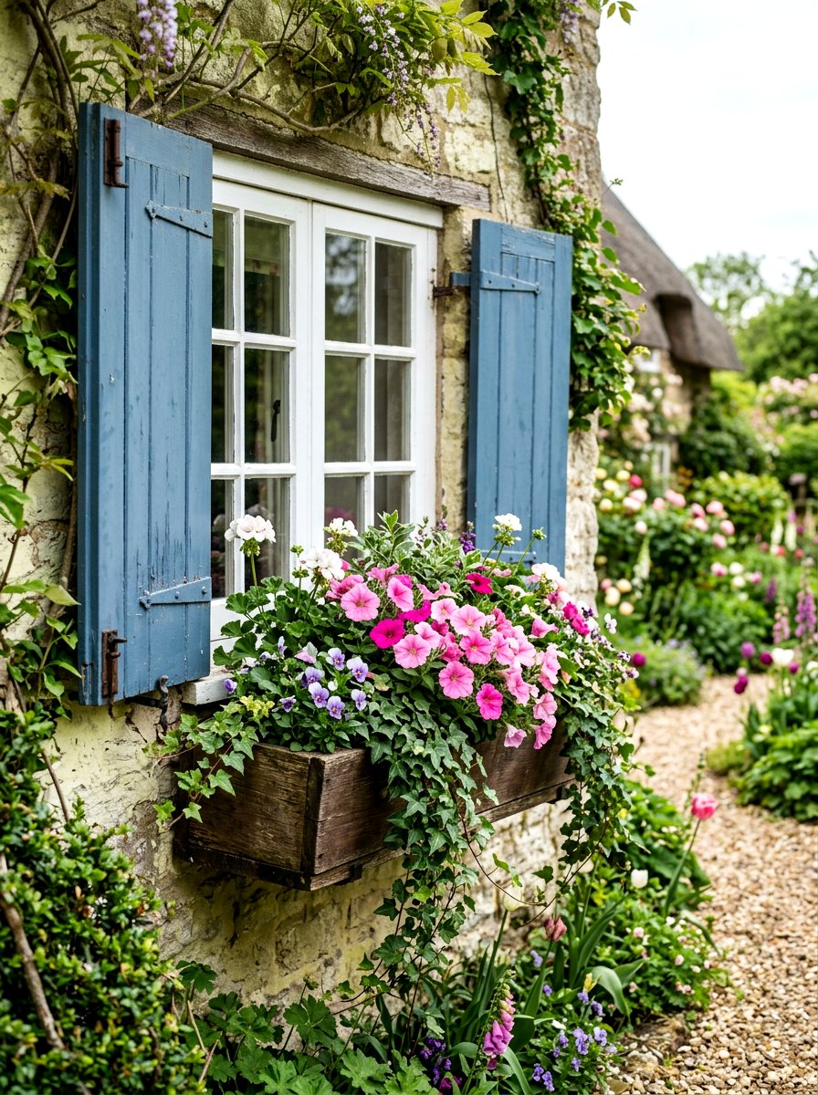 Window box spring flowers - 25 Spring Planter Ideas