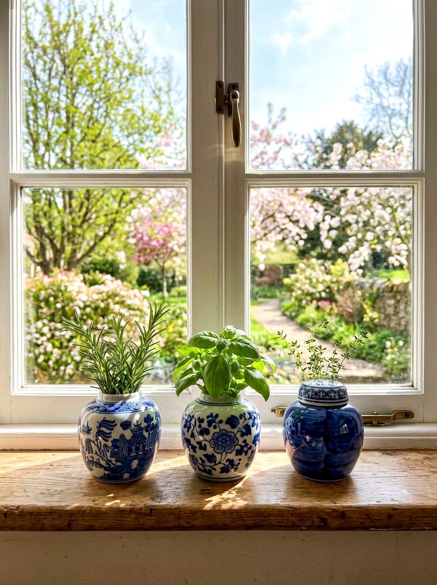 Window sill ginger jar - 25 Spring Ginger Jar Decor Ideas