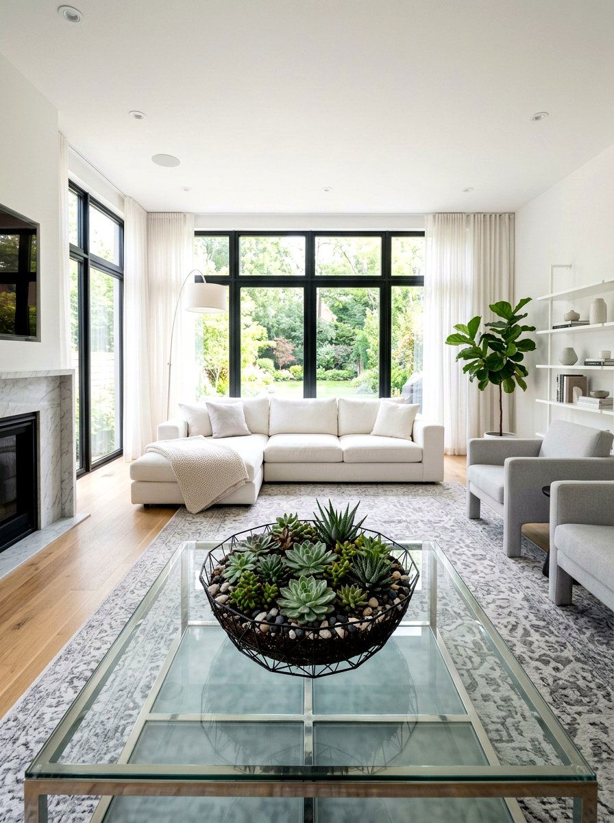 Wire Basket Tabletop Succulents - 25 Spring Wire Basket Decor Ideas