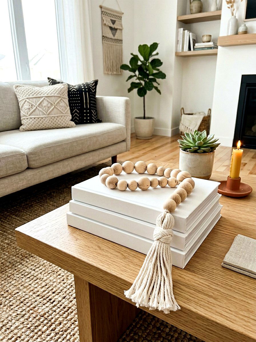 Wooden Bead Garland - 25 Spring Garland Ideas