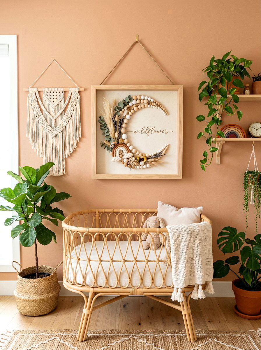 Wooden Bead Spring Box - 25 Spring Shadow Box Ideas