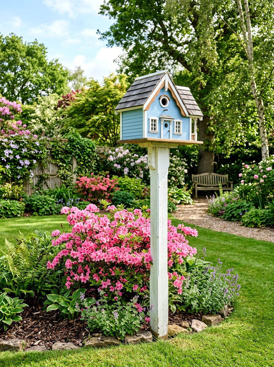 Wooden Birdhouse Craft - 25 Spring Craft Ideas for Adults