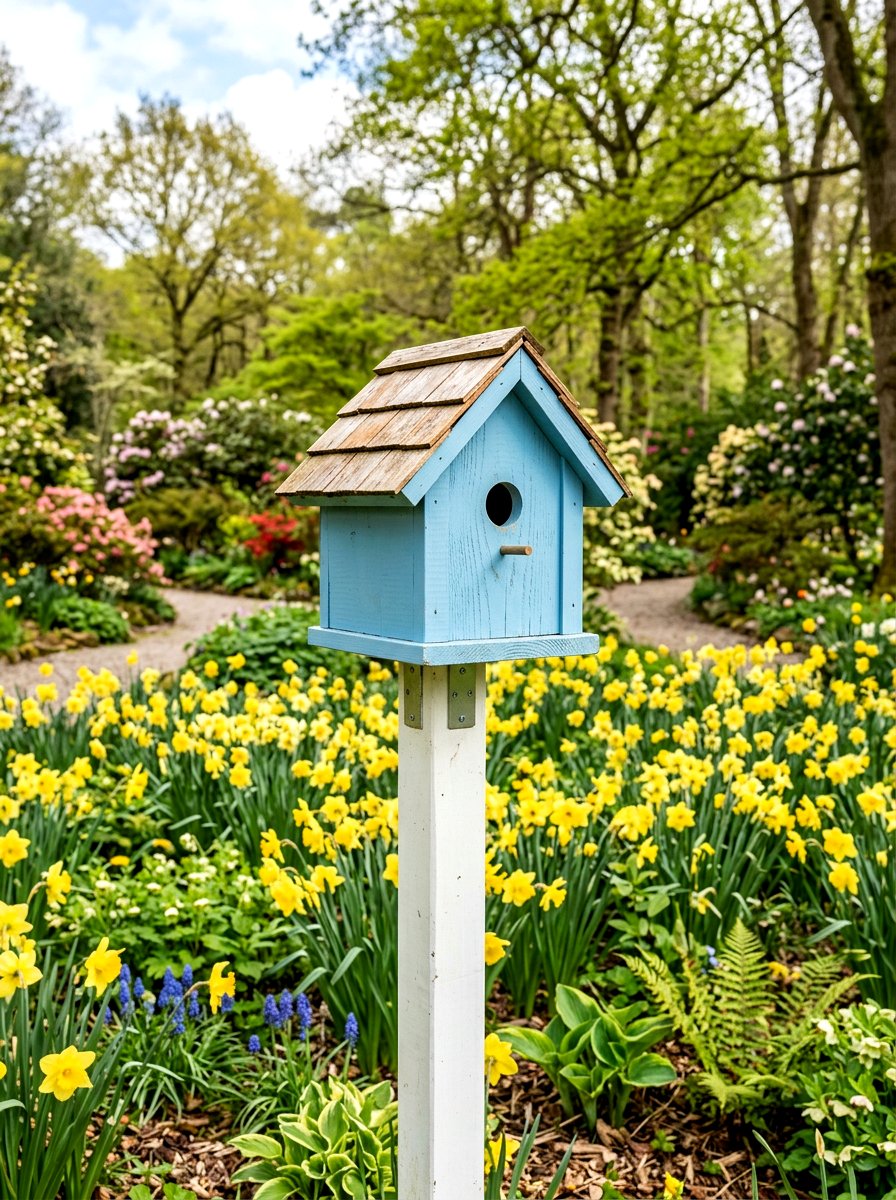 Wooden Birdhouse - 25 Spring Wood Craft Ideas