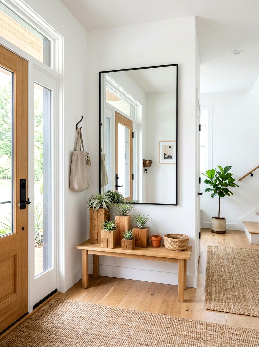 Wooden Block Pedestal - 25 Spring Air Plant Display Ideas