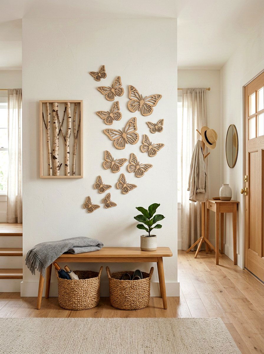 25 Beautiful Spring Butterfly Wall Decor Ideas for Your Room