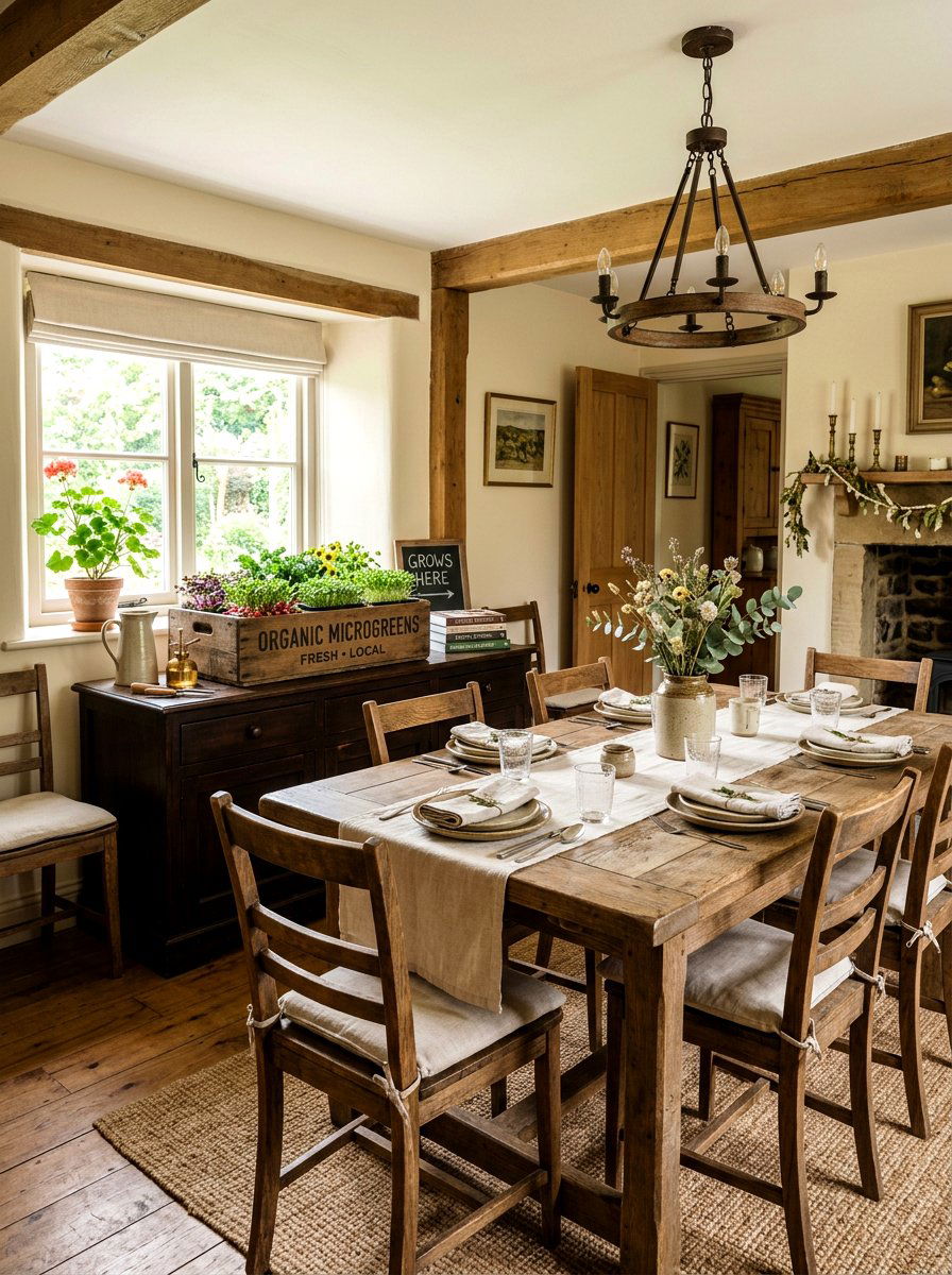 Wooden Crate Microgreen Garden - 25 Spring Microgreen Decor Ideas