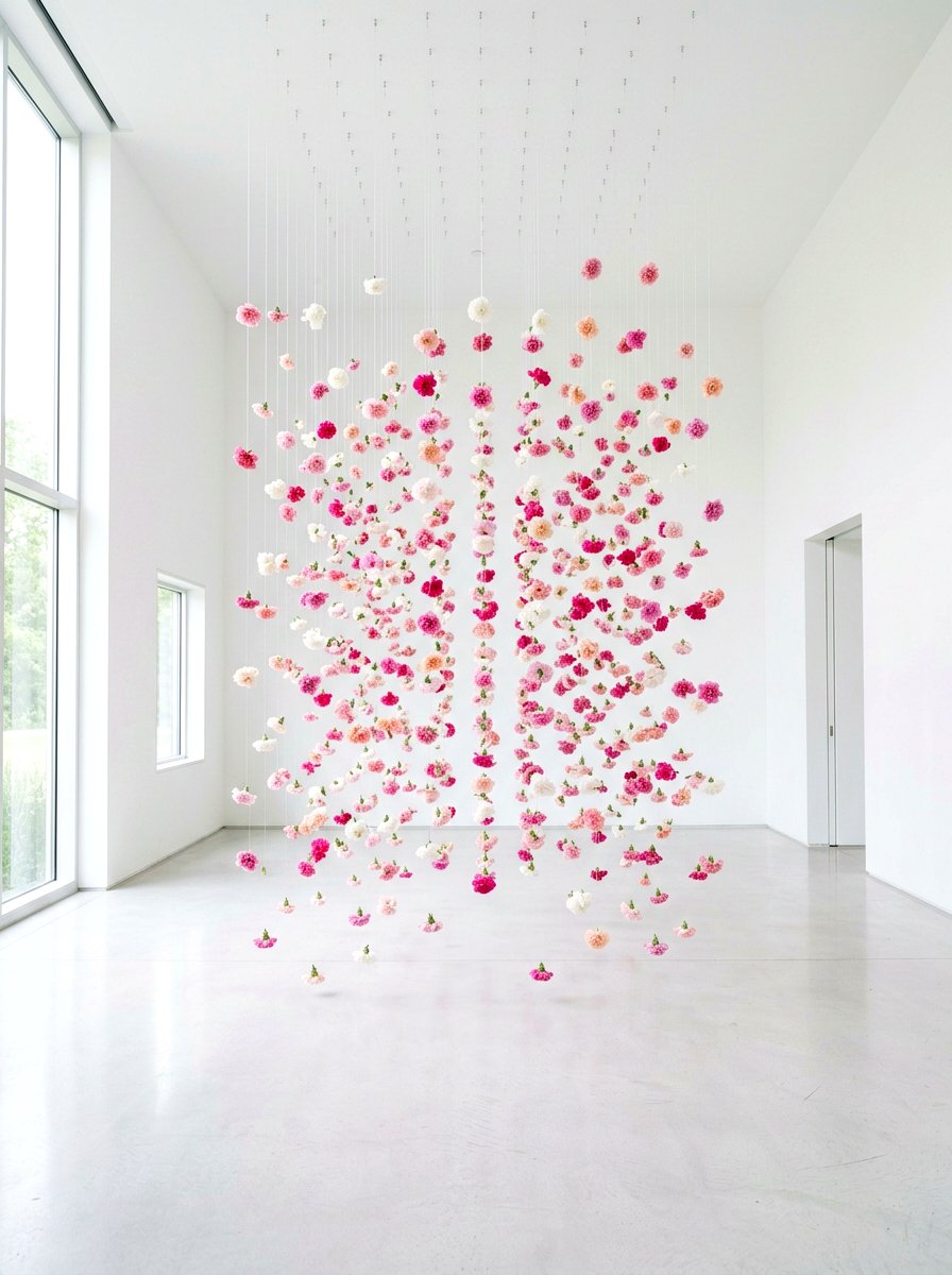 Wooden Hexagon - 25 Spring Wedding Backdrop Ideas