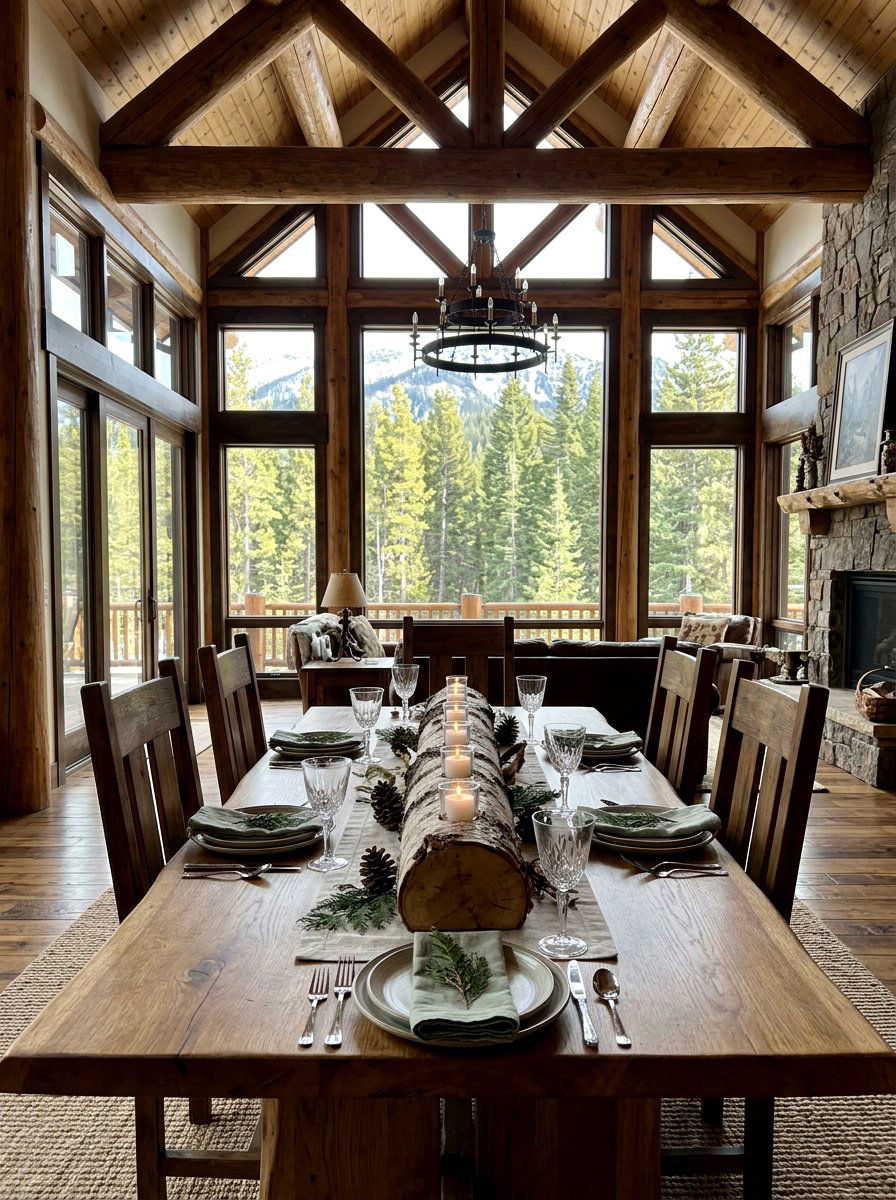 Wooden Log Votive - 25 Spring Votive Candle Ideas