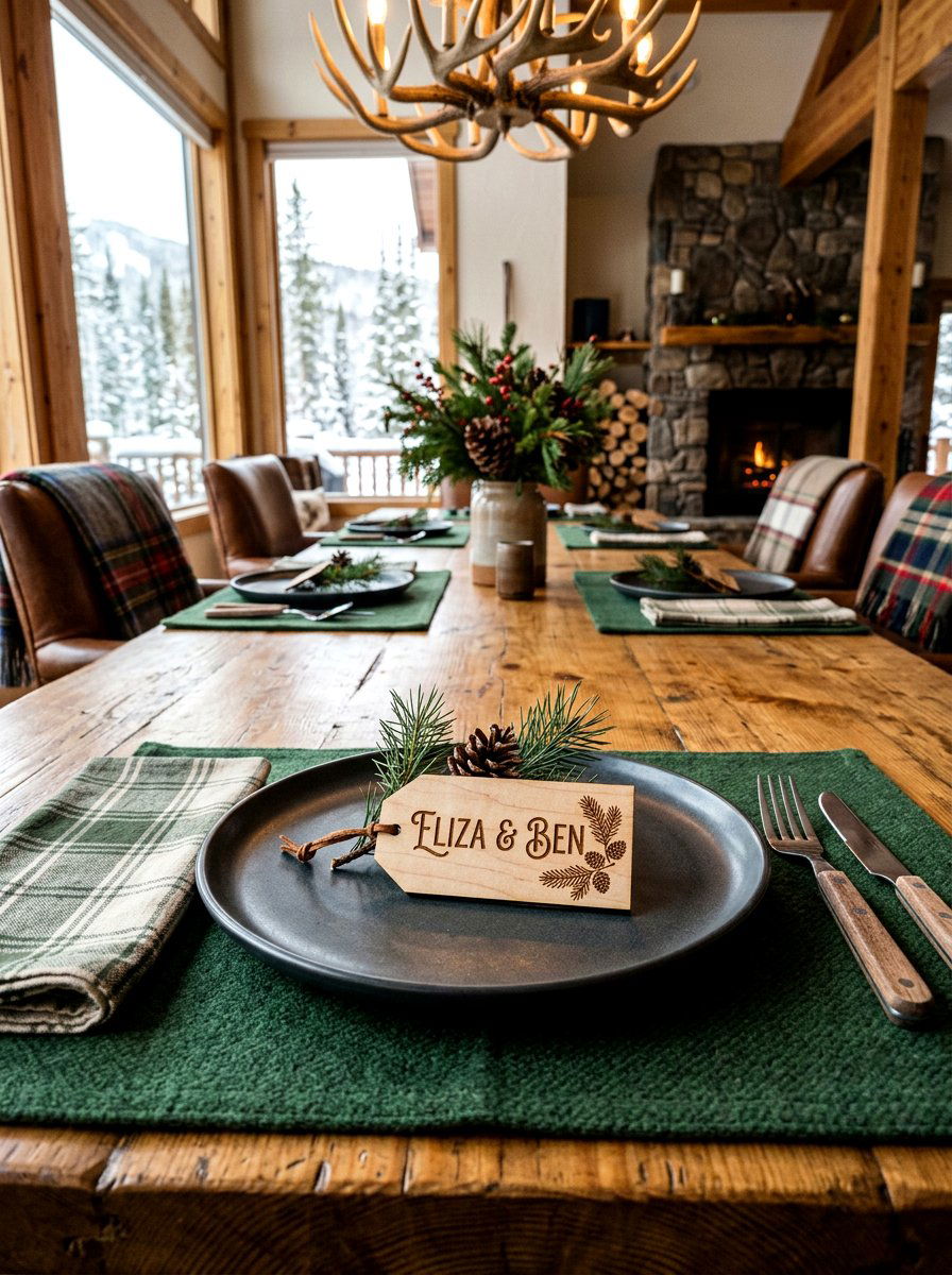 Wooden Name Tag - 25 Spring Name Tag Ideas