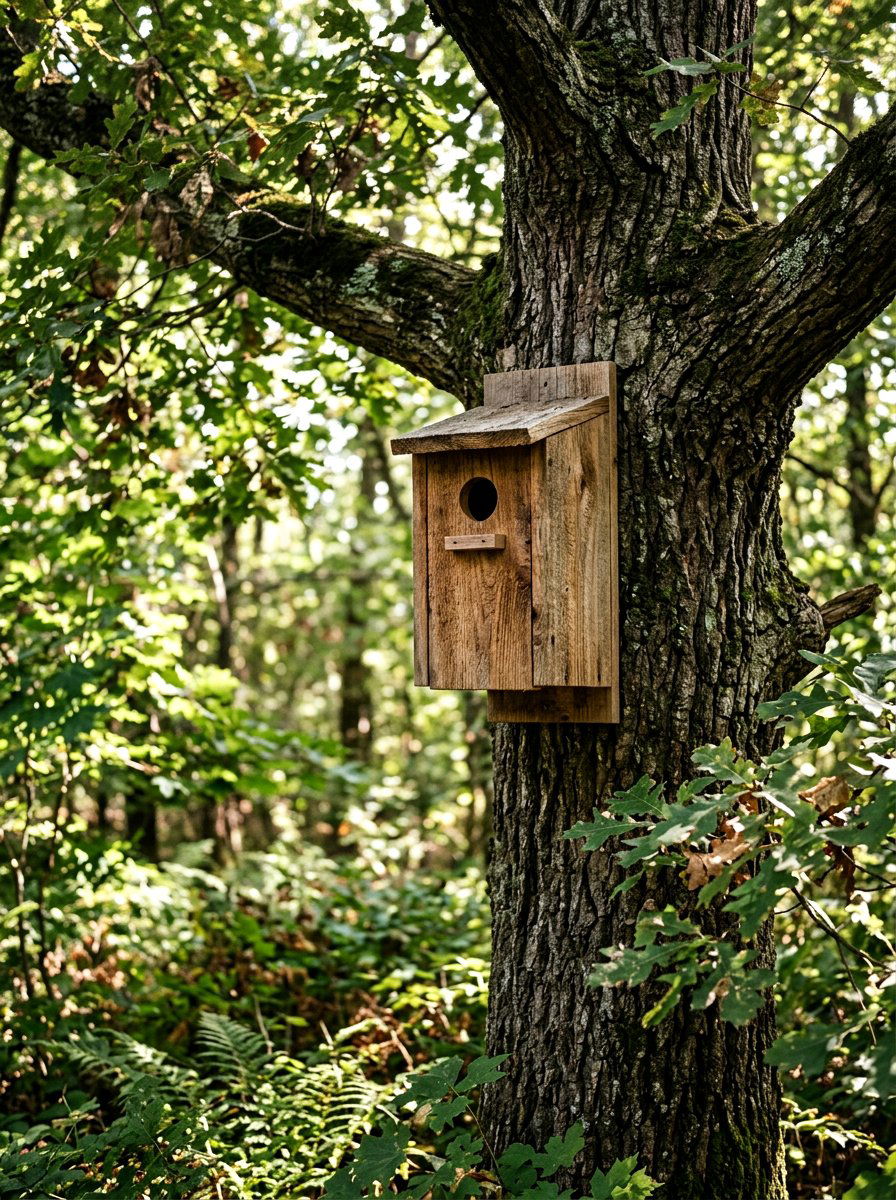 Wooden Nesting Box - 25 Spring Wooden Bird Ideas