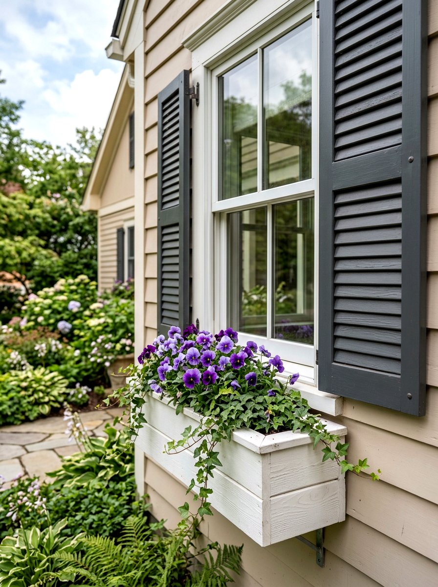 Wooden Window Box - 25 Spring Wood Craft Ideas