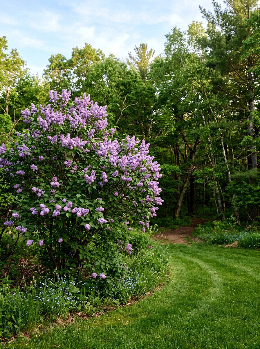 Woodland Edge Lilac - 25 Spring Lilac Bush Ideas