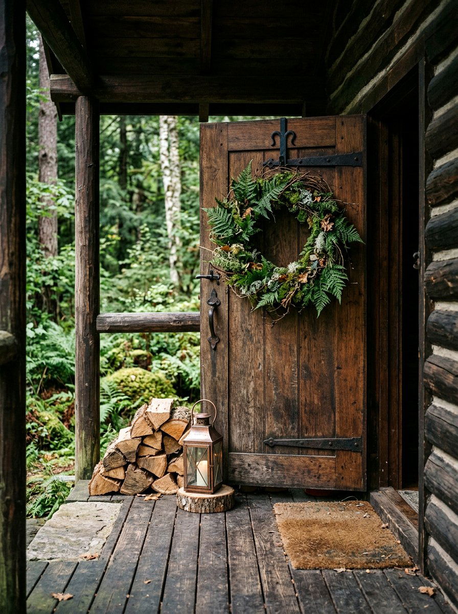 Woodland Fern Wreath - 25 Spring Fern Wreath Ideas