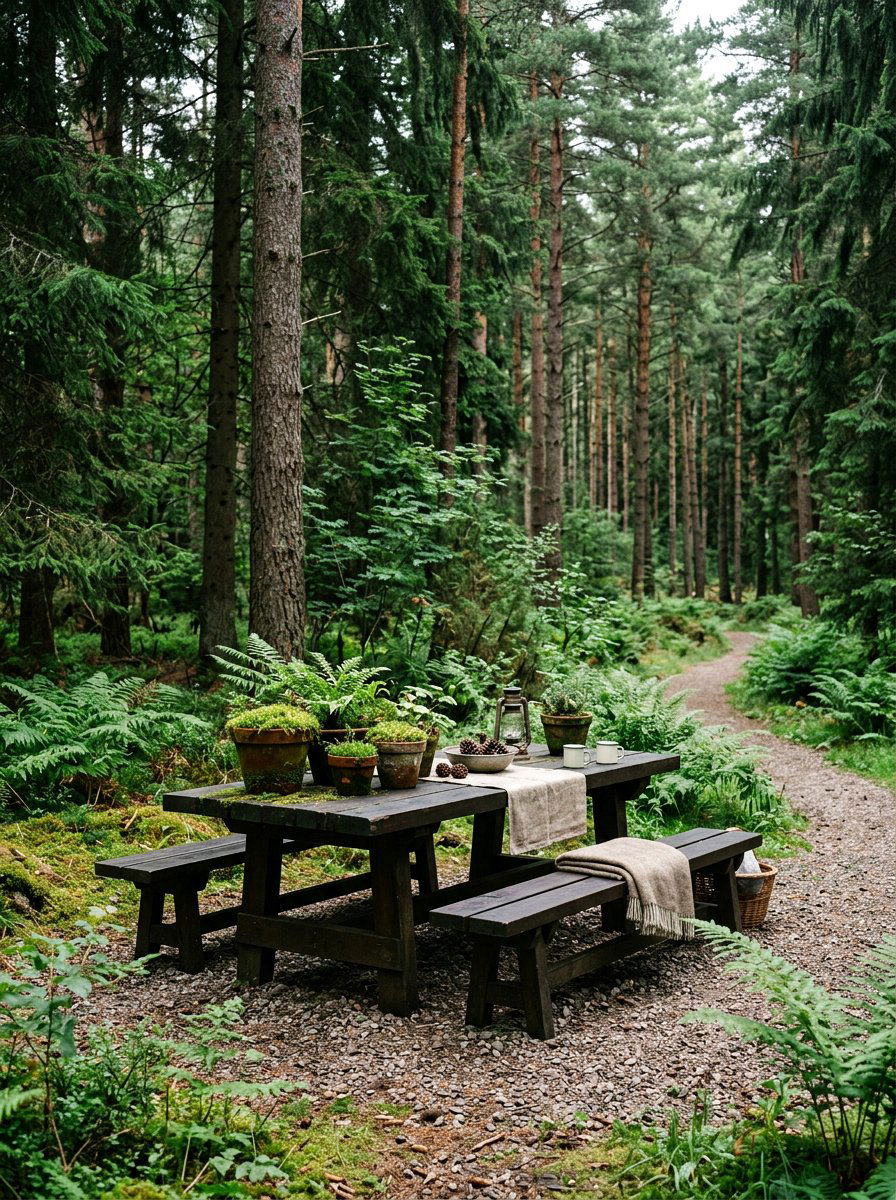 Woodland Picnic Area - 25 Spring Al Fresco Dining Ideas