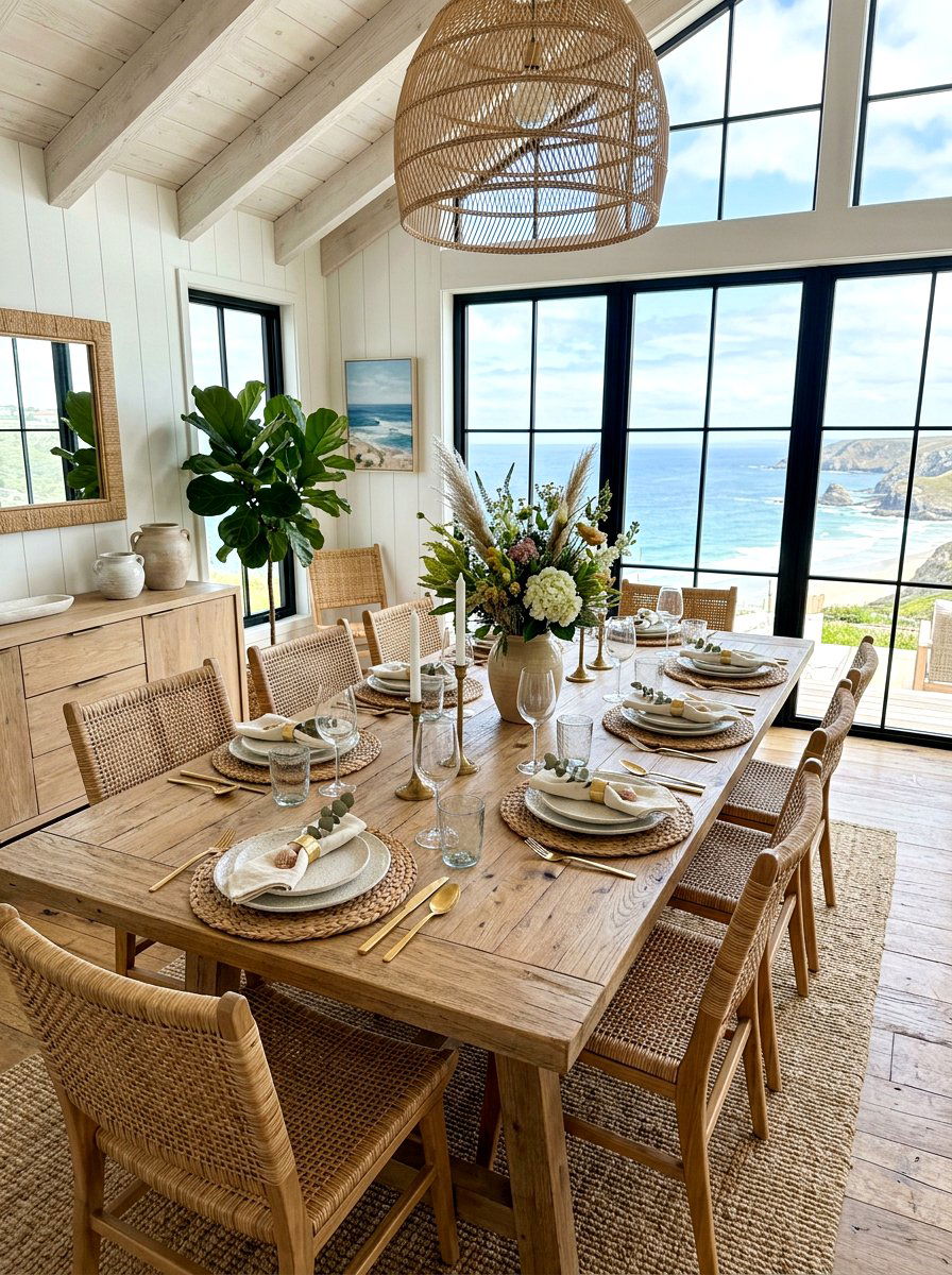 Woven Placemat - 25 Spring Farm Table Decor Ideas