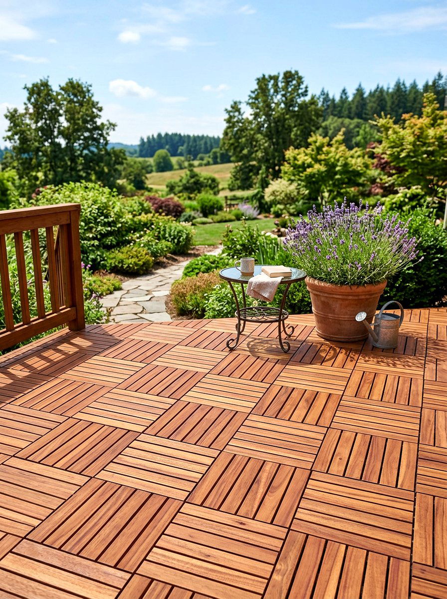 Woven Rattan Balcony Furniture - 25 Spring Apartment Decor Ideas