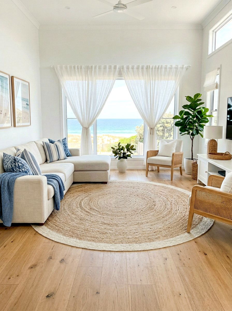 Woven Rattan Tray - 25 Spring Coffee Table Decor Ideas