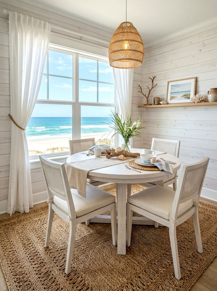 Woven Seagrass Mat - 25 Spring Place Card Ideas