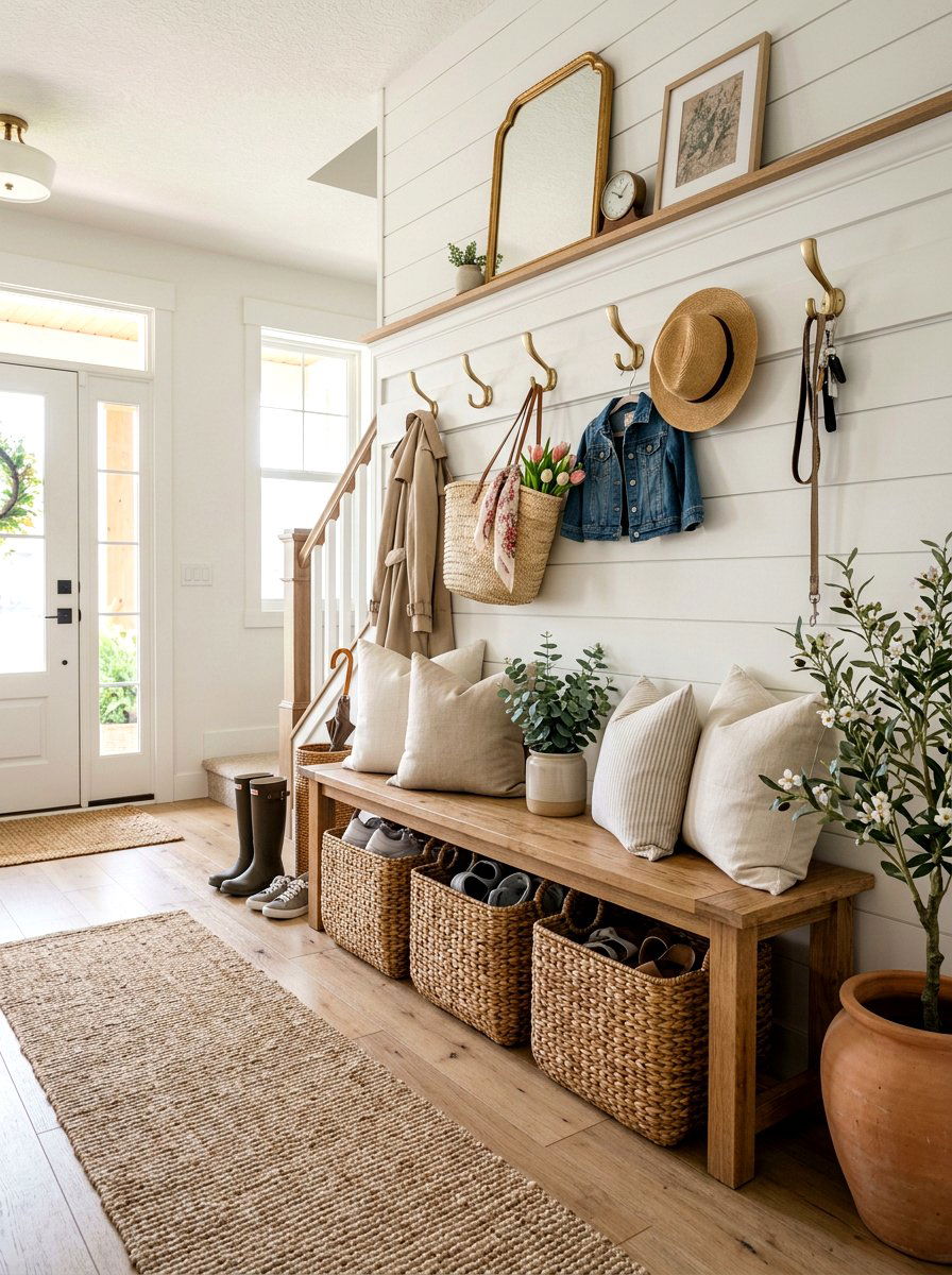 25 Chic Spring Hallway Decor Ideas to Brighten Your Entry