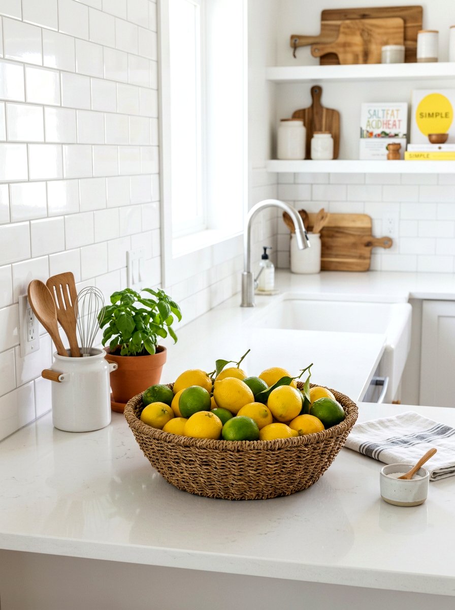 Woven fruit bowl - 25 Spring Weaving Decor Ideas