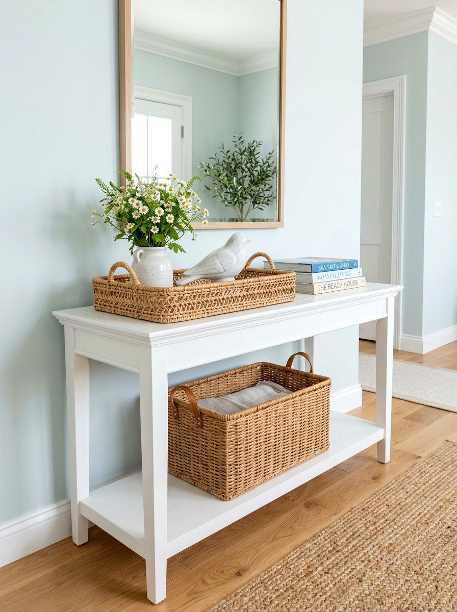 25 Spring Hallway Table Decor Ideas for a Fresh Entryway