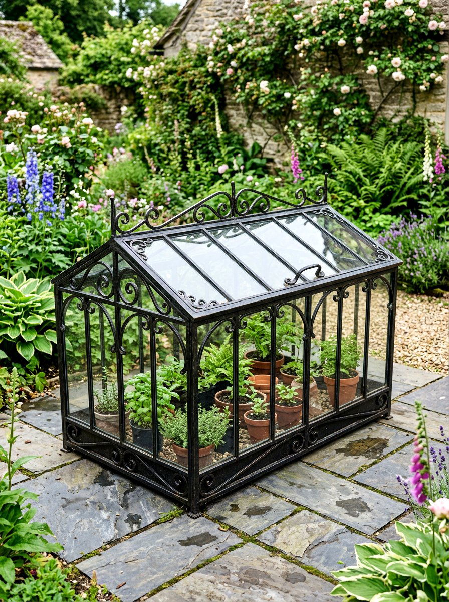 Wrought Iron Cold Frame - 25 Spring Cold Frame Decor Ideas