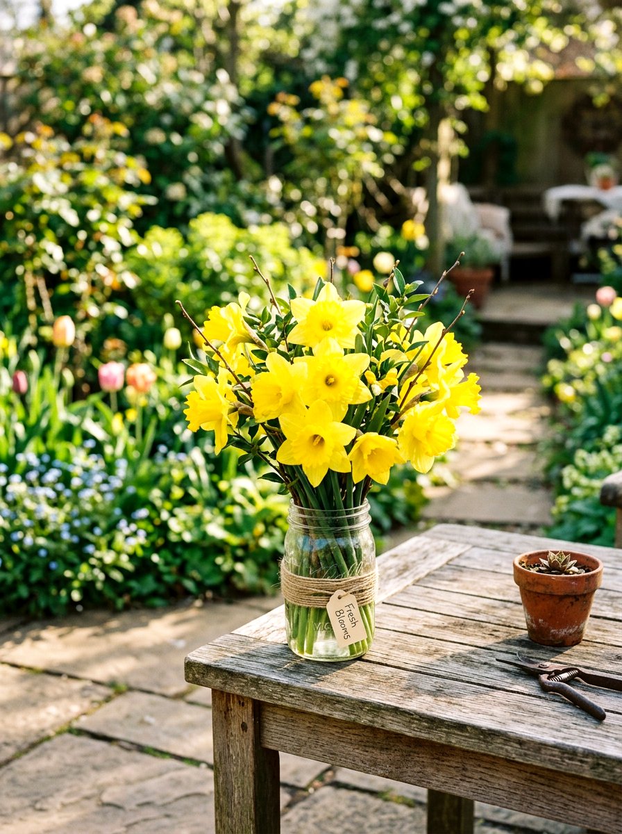 Yellow Daffodil Bouquet - 25 Spring Flower Bouquet Ideas