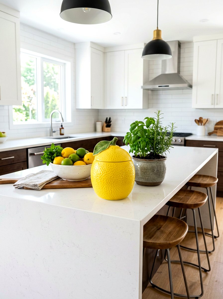 Yellow Lemon Cookie Jar - 25 Spring Cookie Jar Ideas