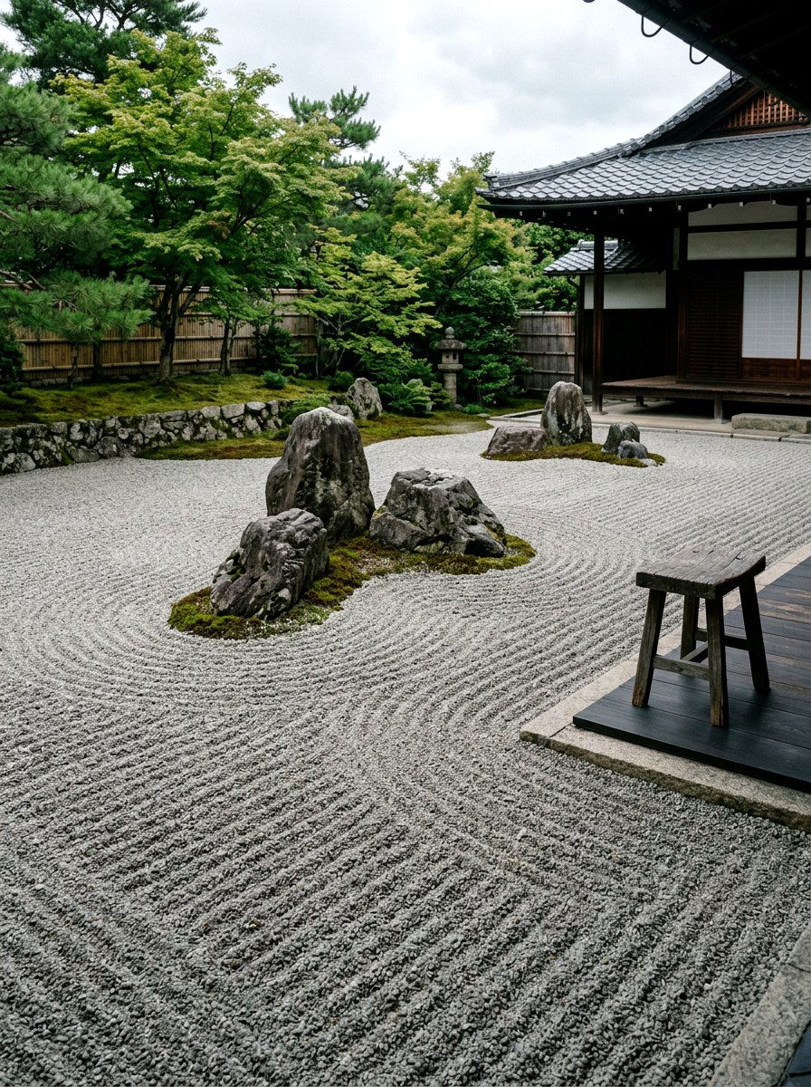 Zen Rock Garden - 25 Spring Garden Nook Decor Ideas