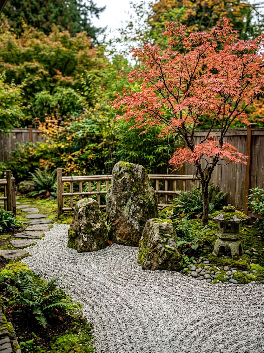 Zen Rock Garden - 25 Spring Backyard Corner Decor Ideas