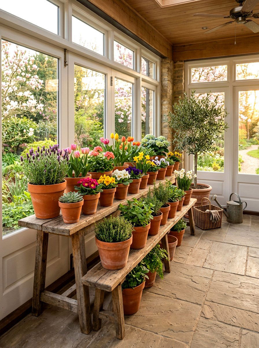 prompt10img11772447818149 - 25 Spring Plant Shelf Ideas