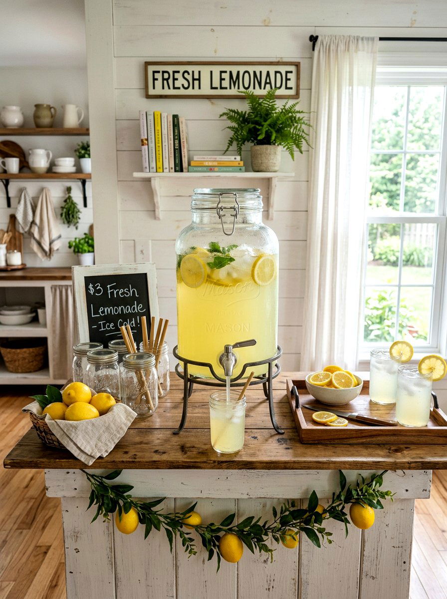 prompt13img11772434372603 - 25 Spring Lemonade Stand Decor Ideas