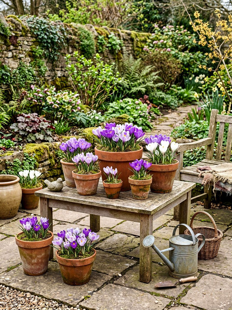 prompt14img11772444841645 - 25 Spring Crocus Garden Ideas