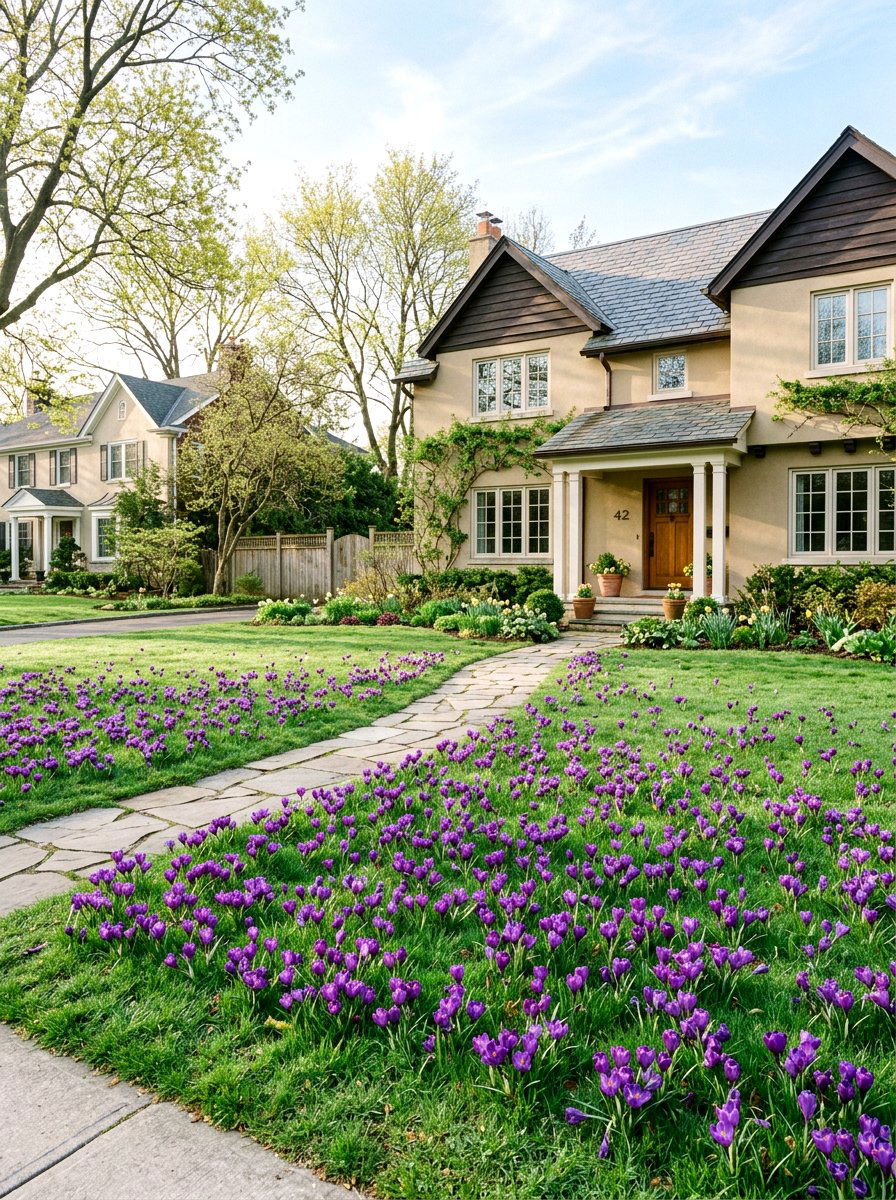 prompt1img11772444841645 - 25 Spring Crocus Garden Ideas