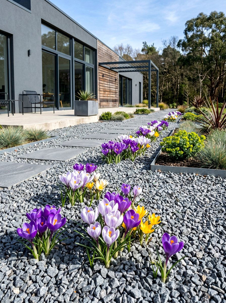 prompt21img11772444843643 - 25 Spring Crocus Garden Ideas