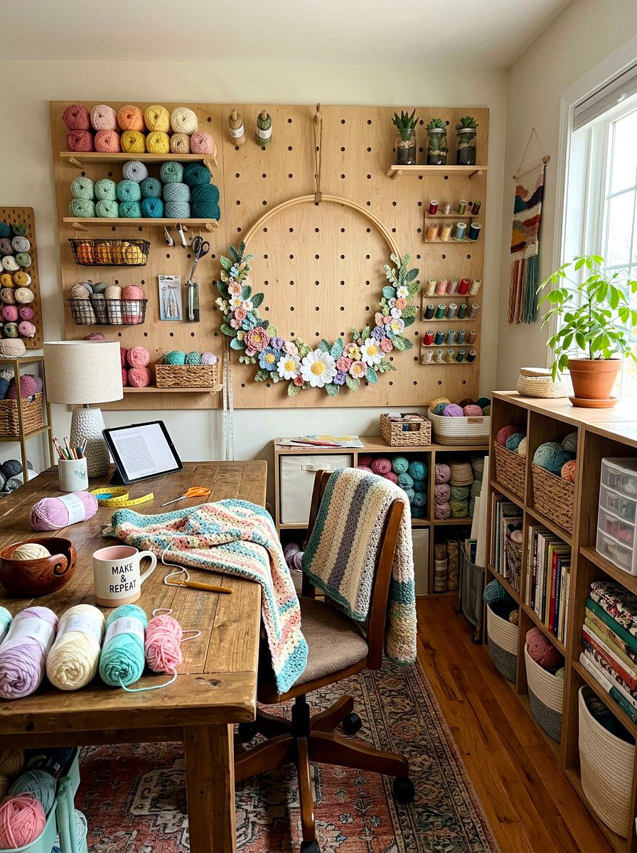 prompt22img11772449824211 - 25 Spring Embroidery Hoop Wreath Ideas