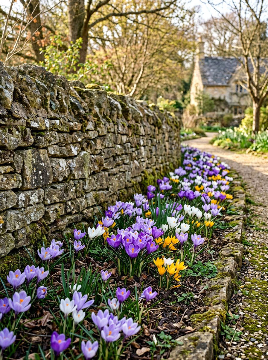 prompt23img11772444843581 - 25 Spring Crocus Garden Ideas